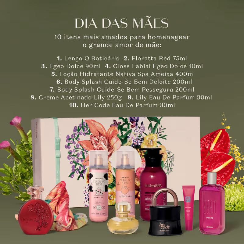 Kit Presente Dia Das Mães Especial (10 itens)